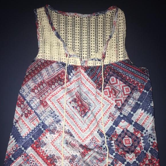 KOHLS RED WHITE AND BLUE SUMMER TANK TOP - Picture 1 of 1